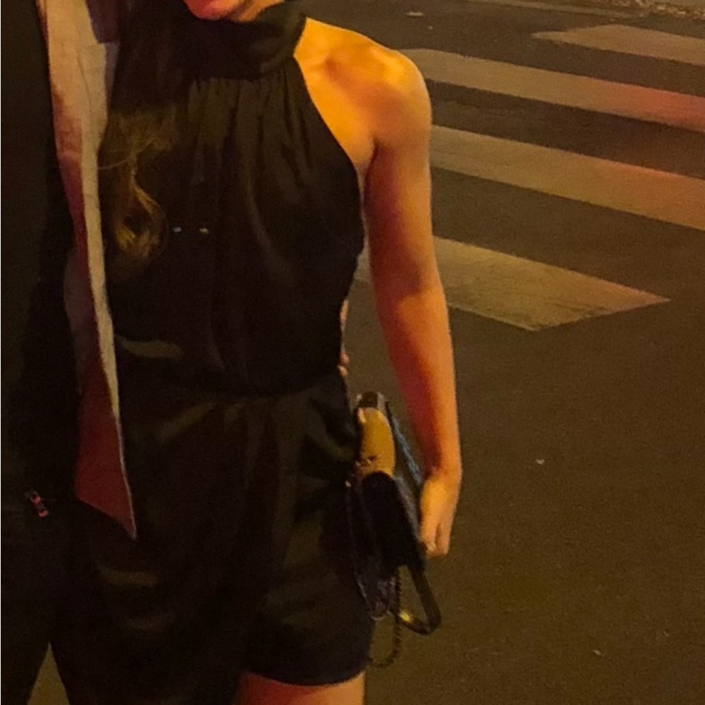 Stylish Black Romper (looks like a dress!)